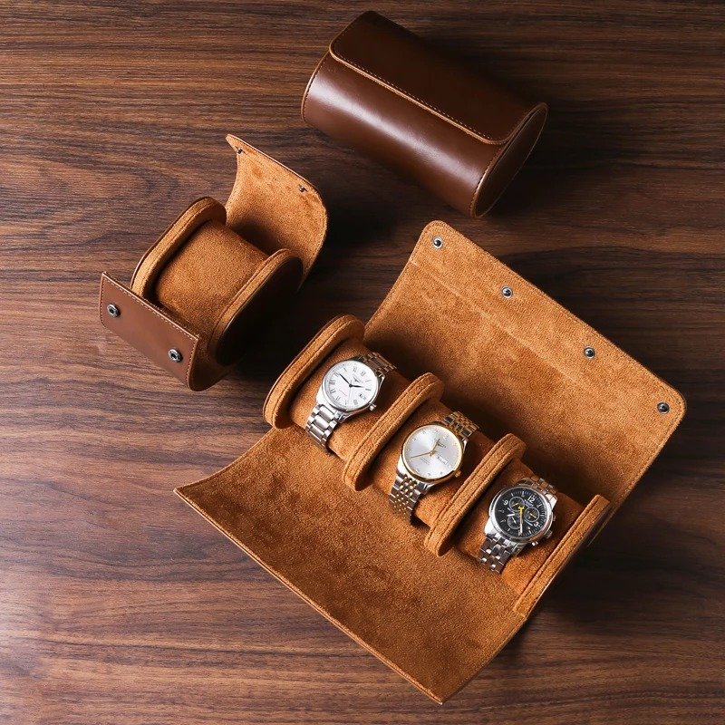 Boîte à Montres | 3 Emplacements « Cuir »