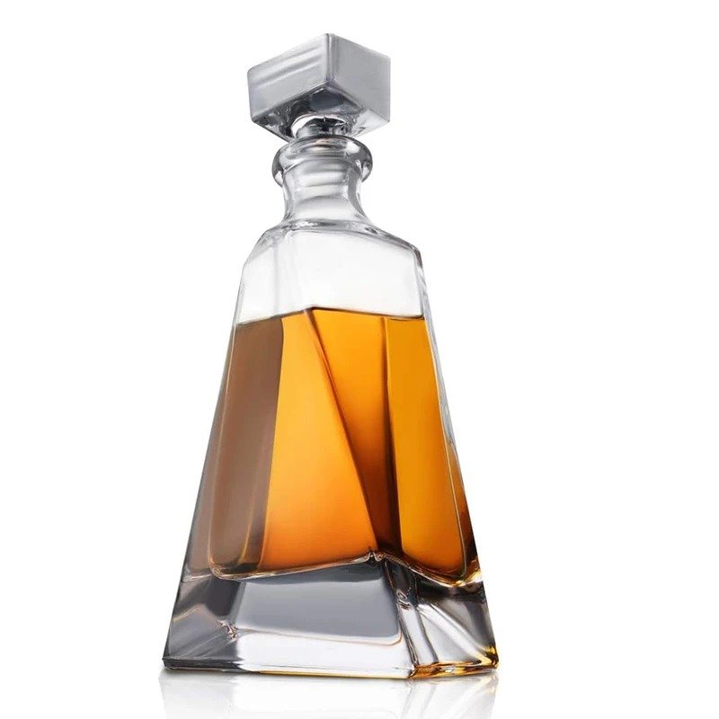 Carafe à whisky cristal | Prisme 650ml-4