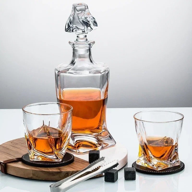 Coffret service à whisky cristal | Aurora-2
