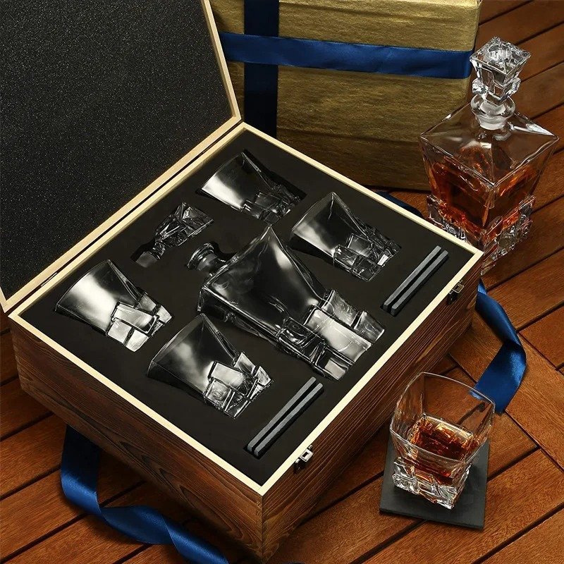 Coffret service à whisky cristal | Empire-1