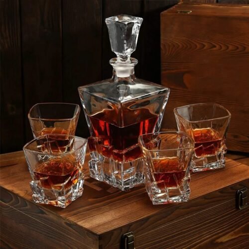 Coffret service à whisky cristal | Empire-3