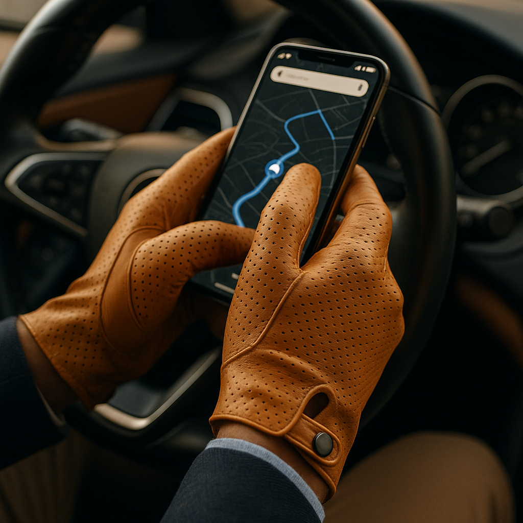 Gants | Cuir Camel - AeroTouch-1