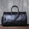 Sac de voyage | Retro - "Cuir noir"-1