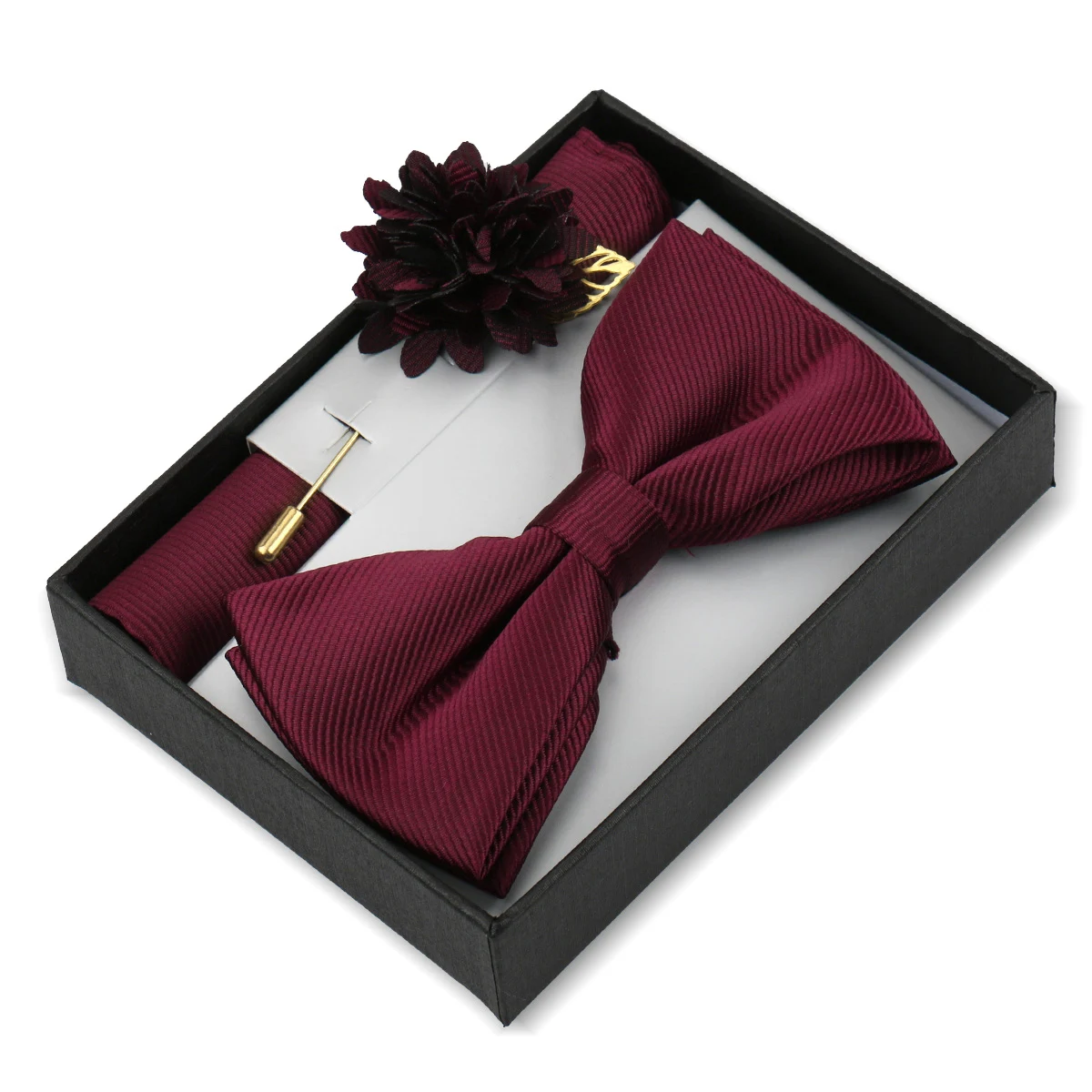 Noeud papillon | Grenat "Bordeaux profond"