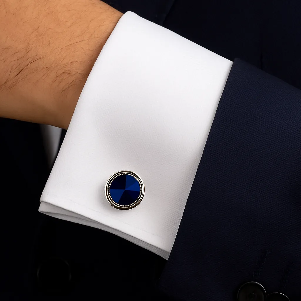 Boutons de manchette | Impérial « Bleu »