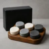 Coffret 6 pierres à whisky | Granit Arctique-1